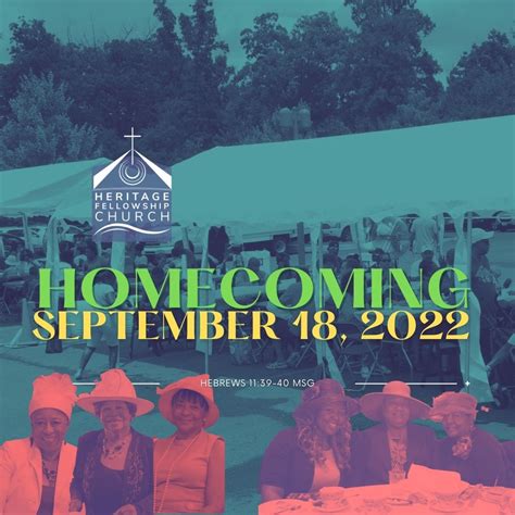 Homecoming 2022 Heritage Fellowship Church