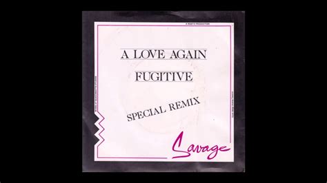 Savage A Love Again Special Remixfugitive 1985 Single Hd Audio