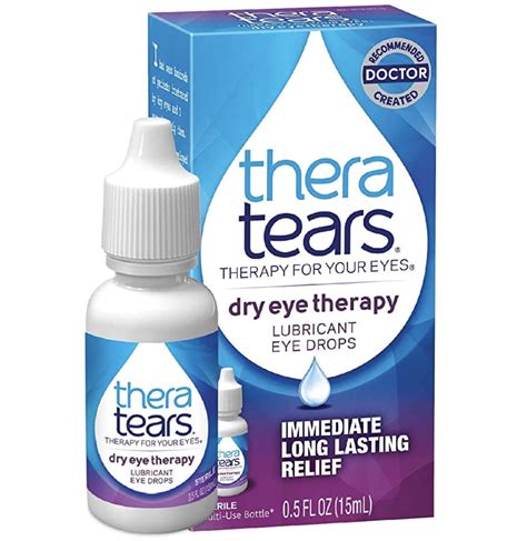 TheraTears Lubricant Eye Drops For Dry Eyes Dry Eye Therapy FL OZ Bottle Walmart Com