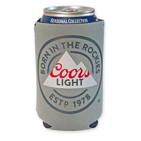 Coors Light 16 Oz Aluminum Bottle Koozie