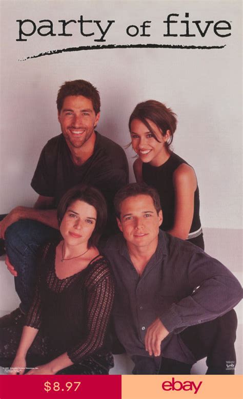 Postertvparty Of Five Cast Pose Jennifer Hewitt Free Ship 3453