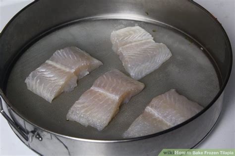 Season tilapia with salt and pepper and place on top of vegetables. 3 Ways to Bake Frozen Tilapia - wikiHow