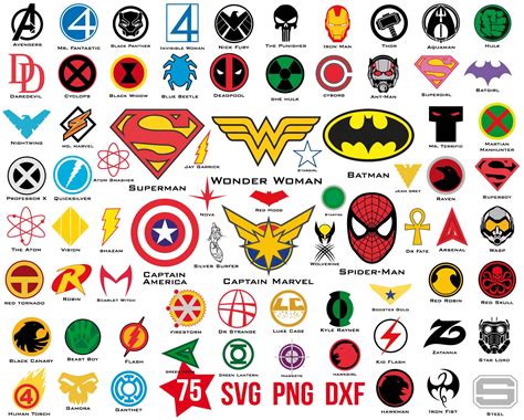 Superhero Logo Svg Superhero Logo Png Superhero Logo Dxf Superhero