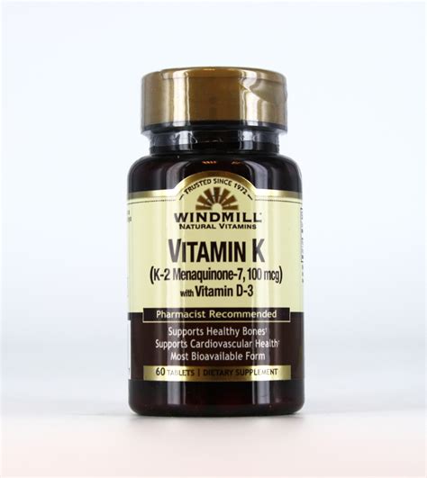 We did not find results for: Vitamin K with Vitamin D-3 - Windmill Vitamins