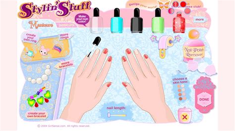 How To Play Stylin Stuff Manicure Nail Game Game Free Online Games