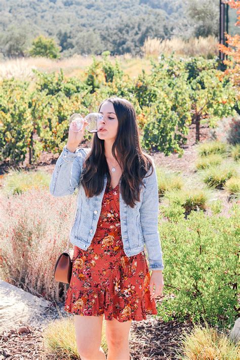 What I Wore Wine Tasting In Paso Robles Slo Lauren Campbell Wine Tasting Outfit Wineries