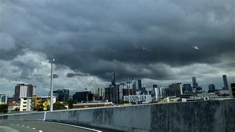 Brisbane Storm Triple Front Brings Hail Flooding Power Outages