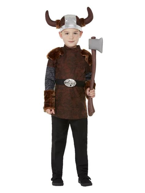 Boys Viking Kids Fancy Dress Costume