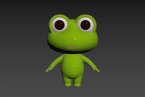 Character156 Frog 3d Model Cgtrader