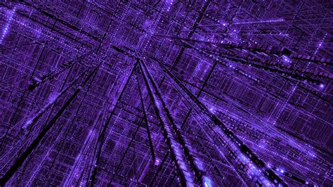 Grid Purple Abstract Glowing 3d Digital Blasphemy