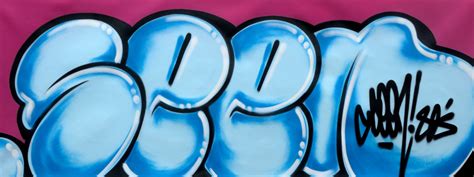 Graffiti Artist Seen Classic Bubble 14 Aerosol On Canvas Dirtypilot