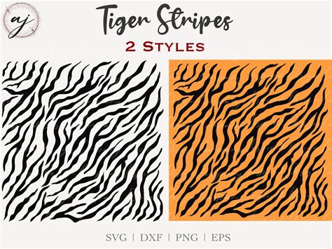 Tiger Stripes Svg Tiger Pattern Svg Bengal Tiger Pattern Etsy