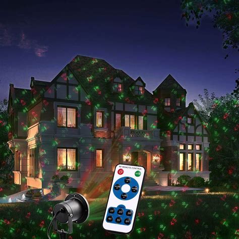 Magicprime Laser Christmas Lights 8 Patterns Outdoor Star Projector