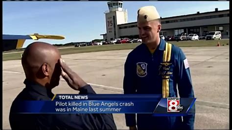 Blue Angels Pilot Killed In Crash Performed In Maine Youtube