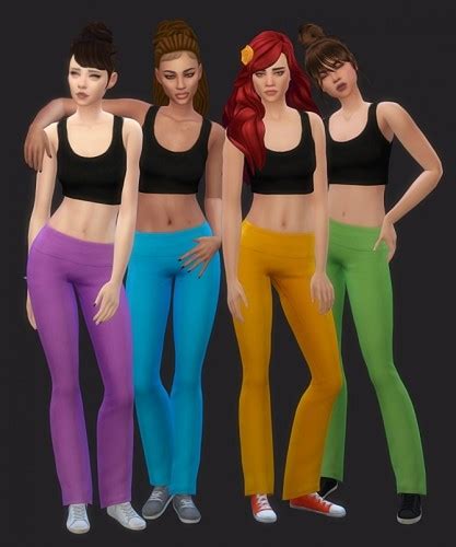 Base Game Yoga Pants Recolors Update At Maimouth Sims Sims Updates