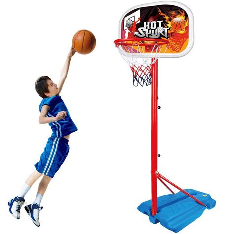 Karmas Product Kids Basketball Hoop Stand Set Adjustable Height With