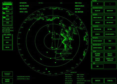 Or radar, for radio detection and ranging) is a detection system that uses radio waves to determine the distance (range), angle, or velocity of objects. Radar per nave - GREEN-SCREEN GENERIC - MI Simulators ...