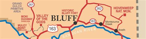 Maps Of Area Around Bluff Utah Bluff Utah