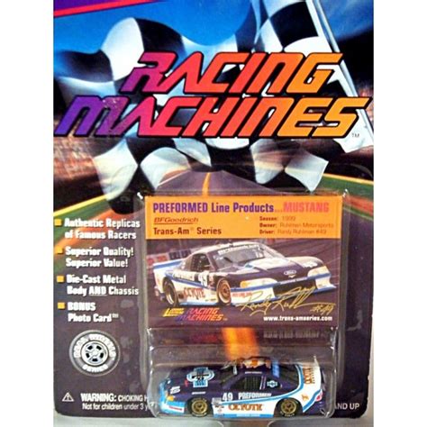 Johnny Lightning Racing Machines Ford Mustang Trans Am Series Race Car