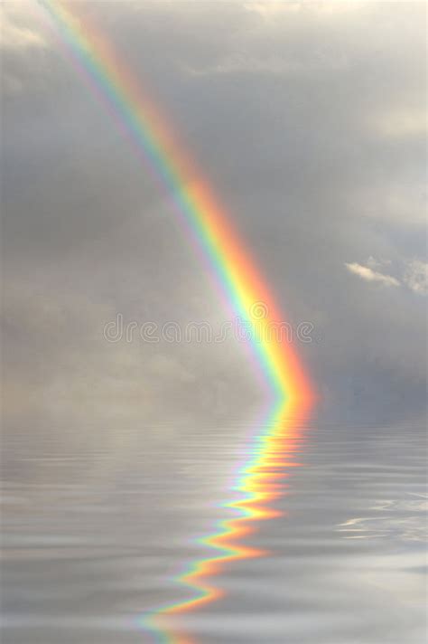 Rainbow Seascape Stock Illustration Illustration Of Elements 4097228