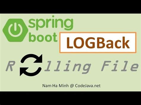 Configure Rolling Files Logging With Logback Spring Boots Tech Hot