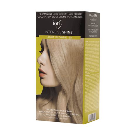 Ion Intensive Shine Permanent Liqui Creme Hair Color Kit Fade Resistant