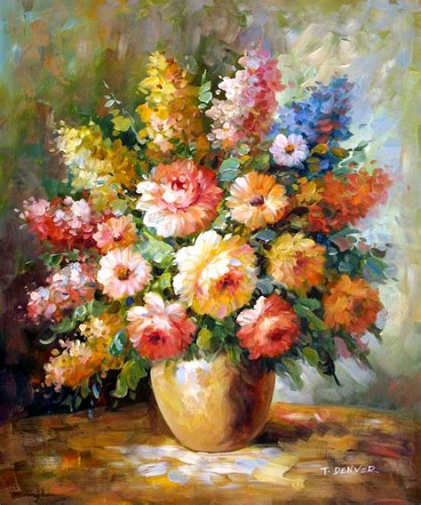 Floral Impressionflower Oil Paintingflower Painting