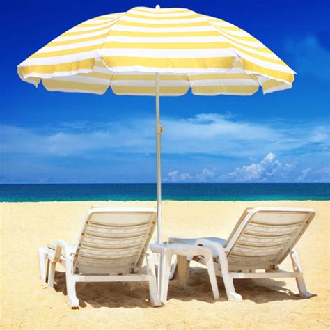 Greenbay Patio Garden Beach Parasol Sunshade Sun Umbrella Outdoor
