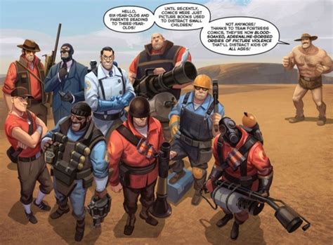 Team Fortress 2 Catch Up Comic Released As Part Of Free Comic Book Day Vg247