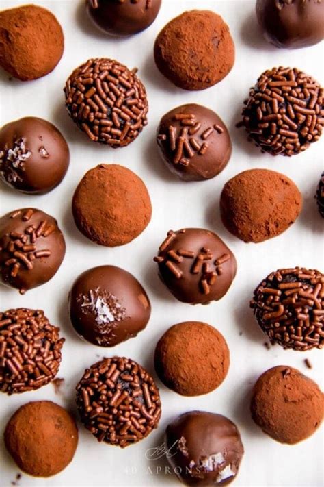 Healthy Vegan Chocolate Truffles Recipe Paleo 40 Aprons
