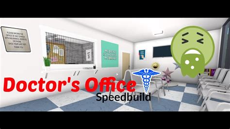 Roblox Bloxburg Doctors Office Speedbuild Youtube