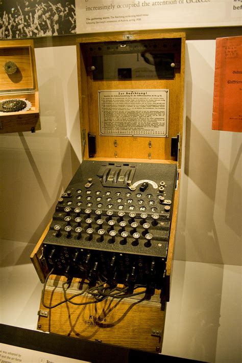 Enigma Machine In The Imperial War Museum Southwark Lond Pablo