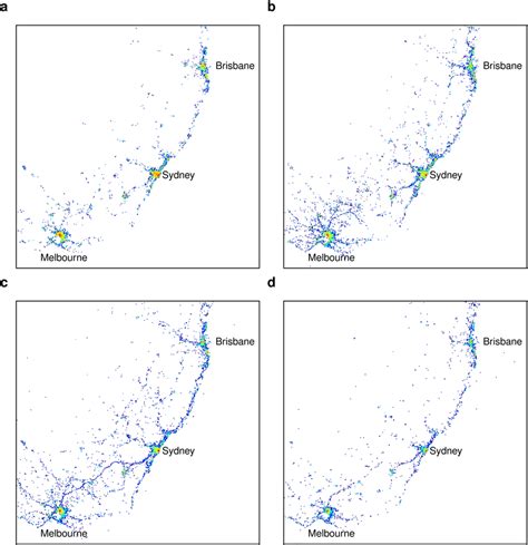 These are all postcodes within the given radius: Differences in tweet spatial distributions as the radius ...