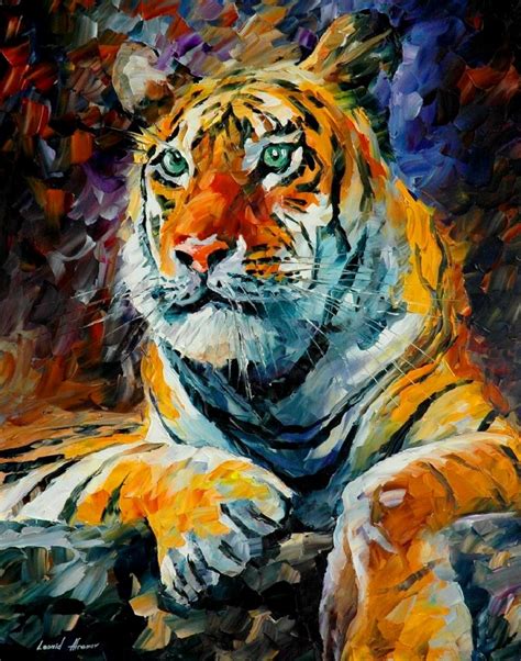 Pintura Moderna y Fotografía Artística Pinturas con Espátula Leonid