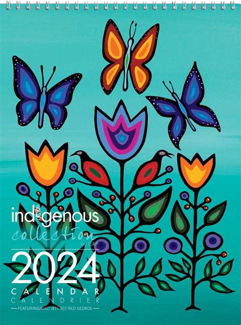 Indigenous Art Calendar 2024 Jeffrey Red George In 2023 Art