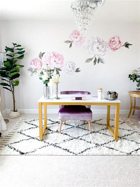 Glamming Up My Blogging Space With A Home Office Renovation Lilac And