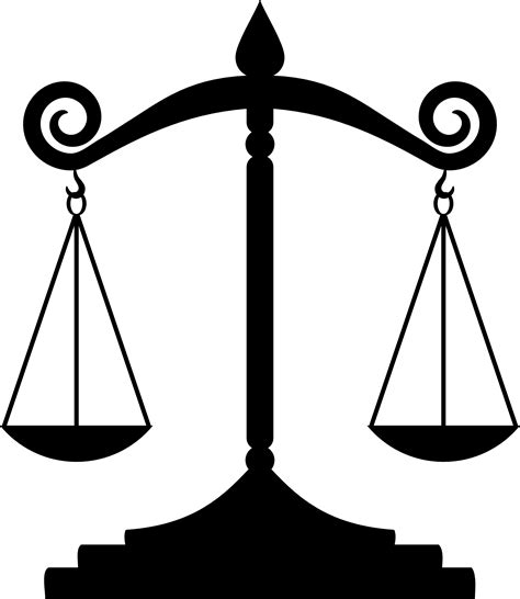 Justice Measuring Scales Judge Clip Art Lawyer Png Download 1664