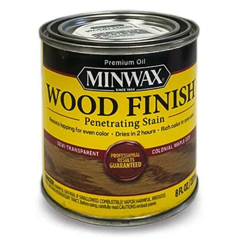 Minwax Wood Finish Cherry 235 Oil Based Wood Floor Stain Half Pint