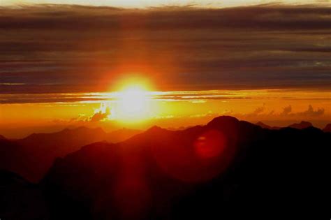 Sonnenuntergang über Den Schweizer Bergen Foto And Bild Landschaft
