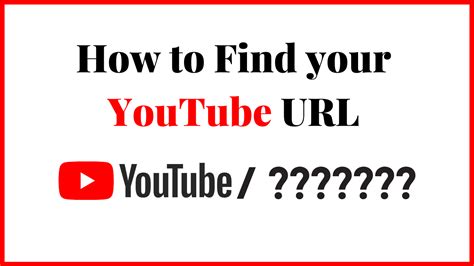 How To Find Your Youtube Channel Url In 2021 Techowns