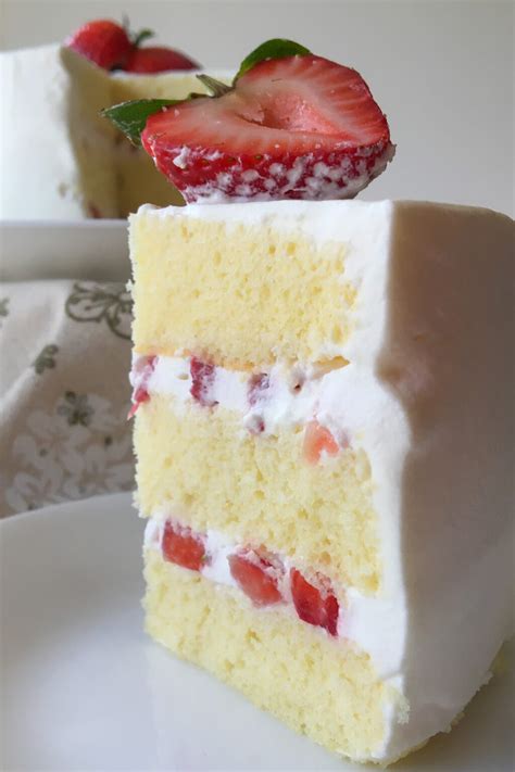 Classic Strawberries And Cream Cake Her Sweet Tooth