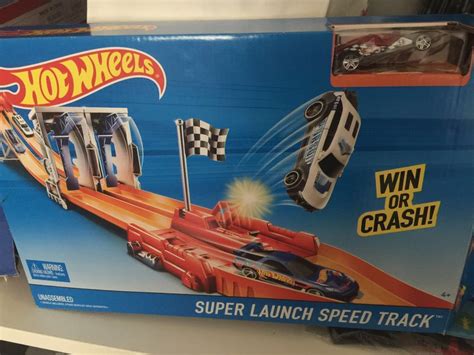 Hot Wheels Car Set Super Launch Speed Track Hobbies And Toys Toys