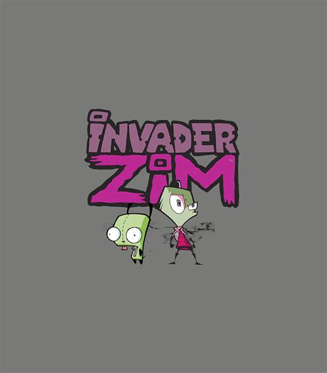 Invader Zim Gir And Zim Watercolor Poster Digital Art By Larcye Noora Pixels