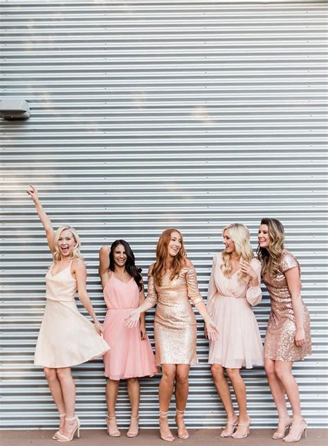 Keep Shining With Revelry’s Sequin Cocktail Dresses Bridesmaids Bridesmaiddresses Blush
