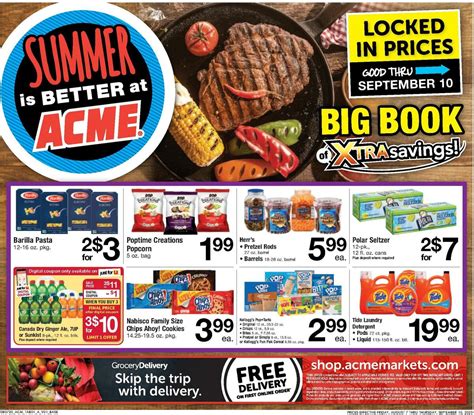 Acme Markets Big Book Weekly Ads And Special Buys From August 7