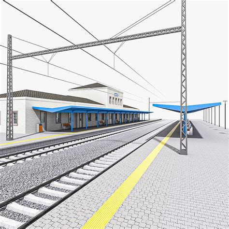 3d Railway Station Turbosquid 1954082