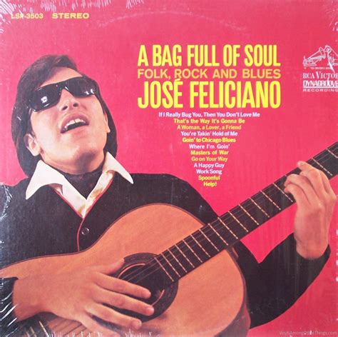 José Feliciano A Bag Full Of Soul Folk Rock And Blues