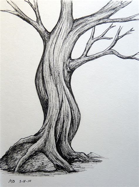 Çizim Sanatsal Resimler Ağaç