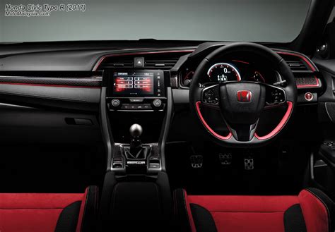 The car is available in a sole white pearl colour, which looks very sporty with the red accents. Honda Civic Type R (2017) Price in Malaysia From RM330,002 ...