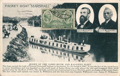 Packet Boat Marshall Riverboats Postcard